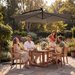 Parasol ogrodowy Modern LED 350cm Luverno - szary