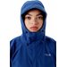 Kurtka damska Downpour Eco Rab - turkusowa