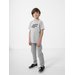 Spodnie chłopięce HJZ22 JSPMD003 4F - szare