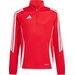 Bluza juniorska Tiro 24 Training Top Adidas - Team Power Red 2/White