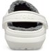 Chodaki Classic Fuzz-Lined Clog Crocs - white grey