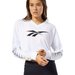 Bluza damska Classics Vector Crop Top Reebok - biały