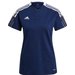 Koszulka piłkarska damska Tiro 21 Polo Adidas - granatowa
