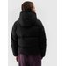 Kurtka puchowa damska TDJAF481 4F - głęboka czerń
