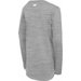 Longsleeve dziewczęcy HJL22 JTSDL002 4F - szara