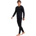 Longsleeve termoaktywny męski The Natural Merino 200 Crew Neck Base Lyer Odlo - black