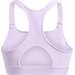 Biustonosz sportowy damski HeatGear High Under Armour - Salt Purple/White