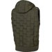 Kamizelka męska Eclipse Hooded Padded Vest Pitbull West Coast - zielona