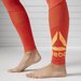 Legginsy damskie Workout Ready Graphic Reebok - pomarańczowe