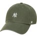 Czapka z daszkiem MLB New York Yankees Base Runner Clean Up 47 Brand - moss Czapka z daszkiem MLB New York Yankees Base Runner Clean Up 47 Brand - moss