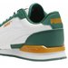 Buty Runner v3 Jr Puma - białe/zielone