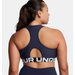 Biustonosz sportowy damski HG Mid Branded Under Armour - Midnight Navy/White