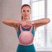 Miękki kettlebell FlexLift 12kg Gymtek - 12kg soft pink