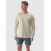 Longsleeve męski 4FWSS24TLONM246 4F - beż
