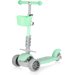 Hulajnoga trójkołowa, jeździk 5w1 Stars - miętowa