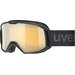 Gogle narciarskie Elemnt FM Uvex - black matt/mirror gold