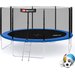 Trampolina 427cm 14FT z siatką zewnętrzną + gratisy Hop Sport