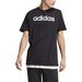 Koszulka męska Essentials Single Jersey Linear Embroidered Logo Tee Adidas - czarna
