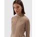 Bluza polarowa damska UFLEF048 4F - jasny brąz