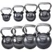 Hantla żeliwna ogumowana z uchwytem chromowanym Kettlebell 8kg HMS