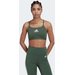 Biustonosz sportowy damski Aeroreact Training Light-Support Adidas - zielony