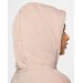 Bluza damska z kapturem Air Fleece Nike - beżowa