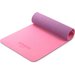 Mata do ćwiczeń, jogi TPE 0,6cm Queenfit - różowo-fioletowa