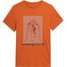 Koszulka męska 4FAW23TTSHM0866 4F - pomarańczowy