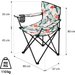 Krzesło turystyczne składane NC1625 Nils Camp - flaming