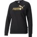 Bluza damska Ess+ Metallic Logo Crew FL Puma