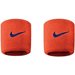 Frotka na rękę Swoosh 2szt Nike - pomarańczowy