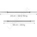 Gryf olimpijski prosty 220cm 50mm Hammer