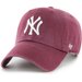 Czapka z daszkiem New York Yankees Clean Up 47 Brand - różowy