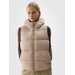 Kamizelka puchowa damska TVJAF141 4F - beż