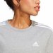 Sukienka damska Essentials 3-Stripes Single Jersey Boyfriend Tee Adidas - szara