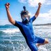 Maska do nurkowania z fajką składaną AquaExplorer Pro Outtec