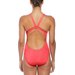 Strój kąpielowy damski HydraStrong Solid Fastback Nike Swim - Hot Punch