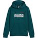 Bluza juniorska ESS+ 2 Col Big Logo Hoodie Puma - turkusowy