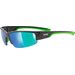 Okulary przeciwsłoneczne Sportstyle 215 Uvex - black mat/green