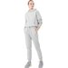 Bluza damska OTHWAW24TSWSF1681 Outhorn - ciepły jasny szary melanż