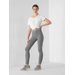 Legginsy damskie NOSH4 LEG350 4F - szare