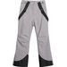Spodnie narciarskie damskie z szelkami F0941 4F - szare