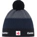Czapka Star Pompon MU SA Eisbar - black/cobalt/anthracite