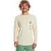 Longsleeve męski Coastal Run Quiksilver - Oyster White