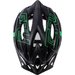 Kask rowerowy Gruver Meteor - czarno-zielony