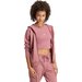 Bluza damska All SZN Fleece Full-Zip Adidas - Sandy Pink