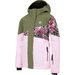 Kurtka narciarska juniorska Humour III Dare2B - crystal rose/olivine leopard print