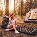 Materac trekkingowy dmuchany 238x70x5cm Outtec - czarny