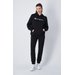 Spodnie dresowe damskie Rib Cuff Champion - czarny