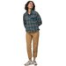Bluza polarowa damska Lightweight Synchilla Snap-T Fleece Patagonia - niebieski/multikolor